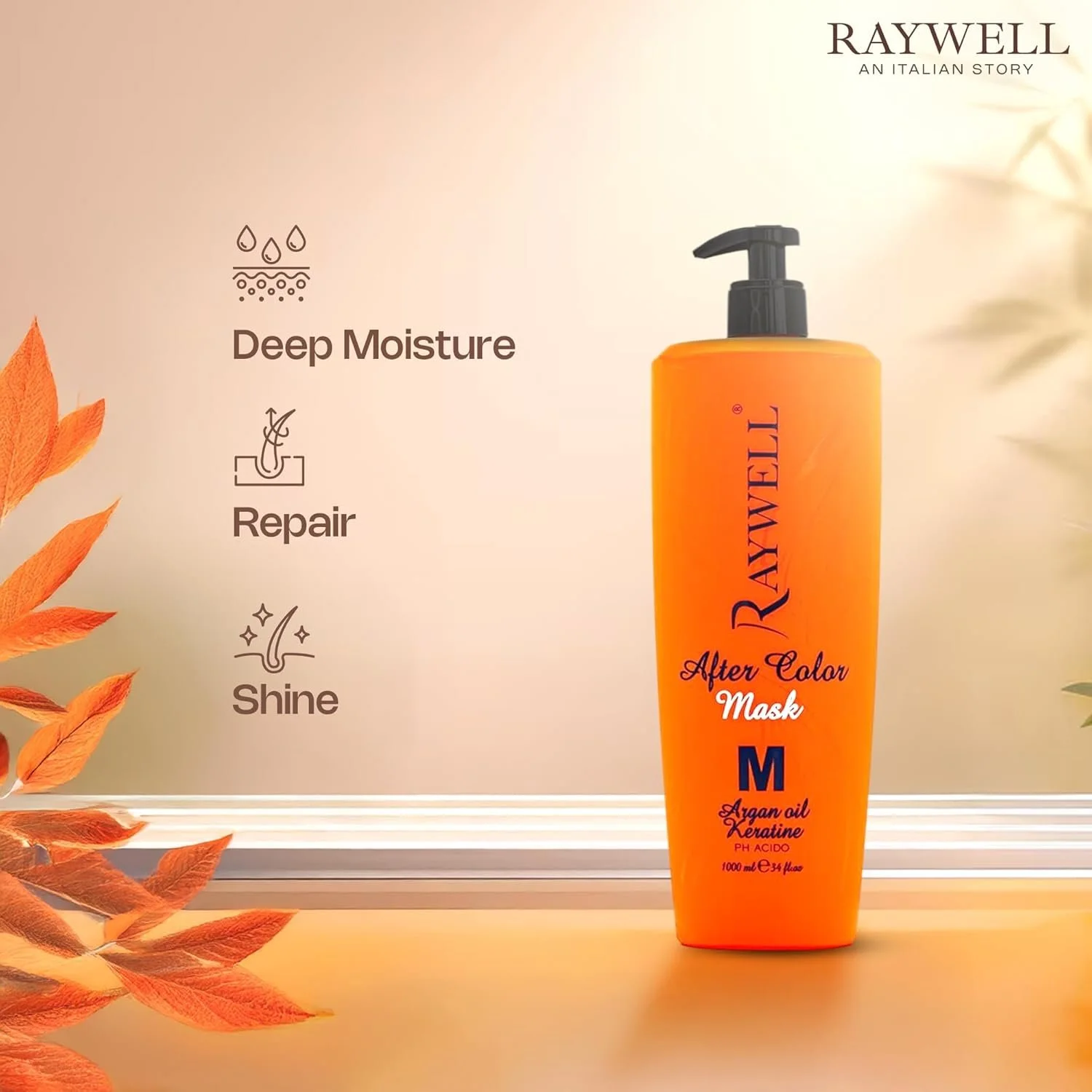 Маска Raywell After Colour для окрашенных волос 1000 мл, фото №3