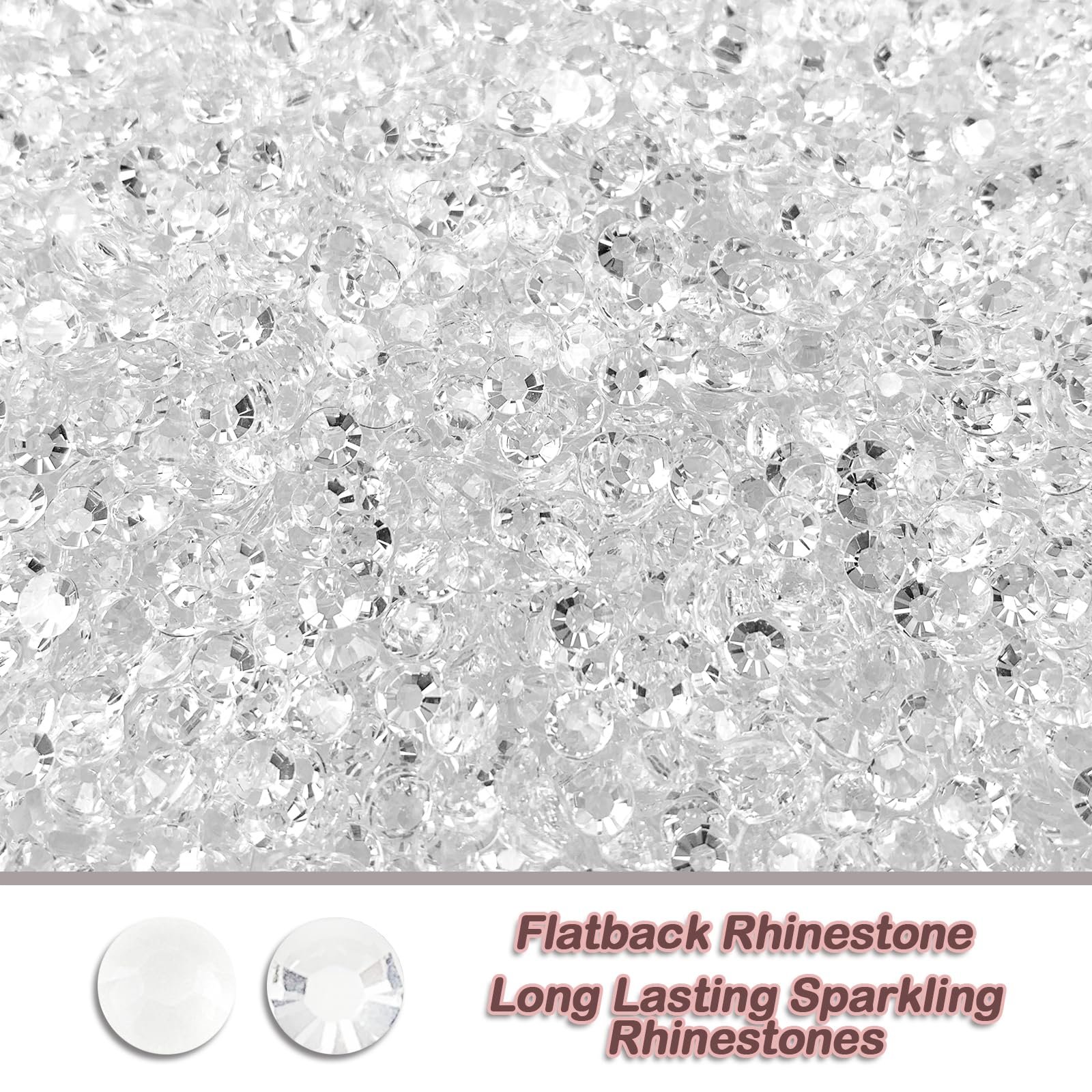 Стрази Прозорі 3 мм (5000 шт.), фото №3