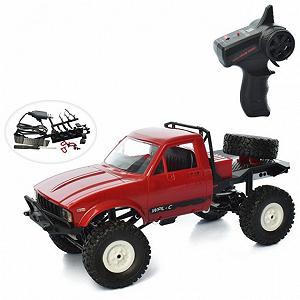 Радіокерована машинка Military - копийный Трофі пікап червоний PCL 4WD WPL-C (C14), 2.4 G, масшт. 1:16, рез. колеса, світло фар Радіокерована машинка Military - копийный Трофі пікап червоний PCL 4WD WPL-C (C14), 2.4 G, масшт. 1:16, рез. колеса, світло фар