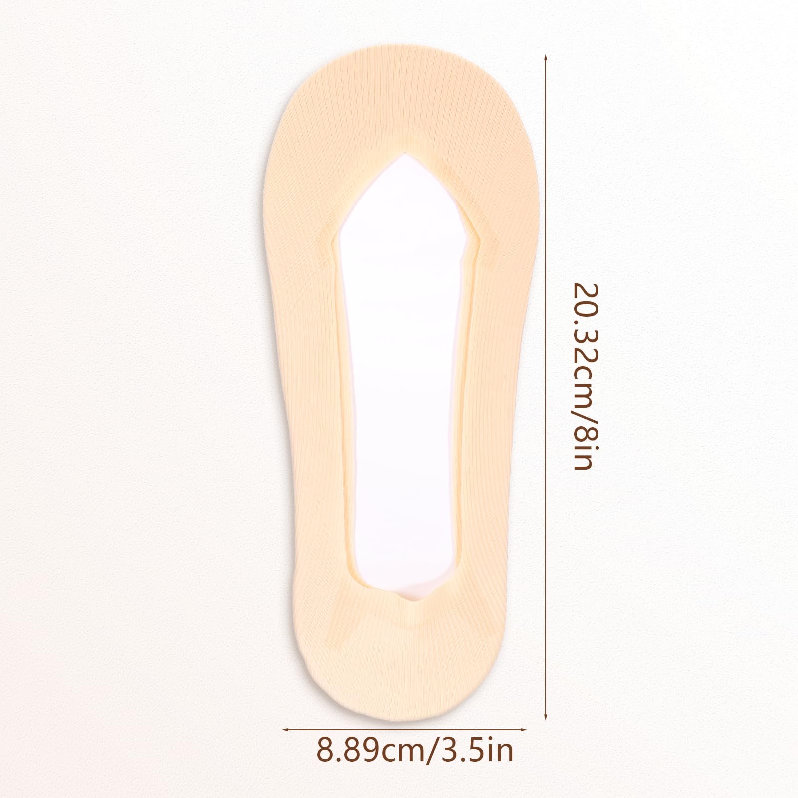 6 пар женских носков-подследников, ультра низкие дышащие спортивные носки, полуноски, спортивные носки с нескользящими стельками, невидимые носки для балеток, фото №2