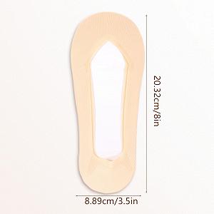 6 пар женских носков-подследников, ультра низкие дышащие спортивные носки, полуноски, спортивные носки с нескользящими стельками, невидимые носки для балеток synthetic.ua - Фото 1