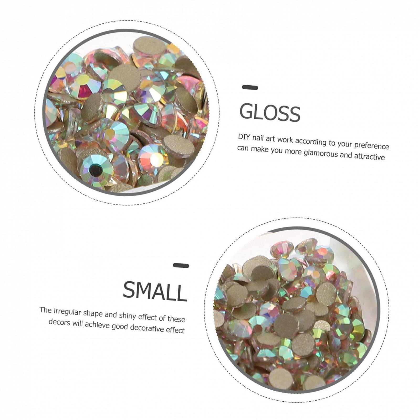 Набор для украшения ногтей Healeved, коробки с неровными бриллиантами для ногтей, аксессуары для креативного дизайна ногтей для начинающих и профессионалов для стильных проектов нейл-арта, фото №6