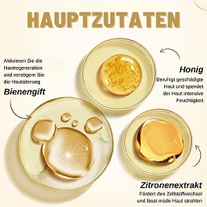 Увлажняющая маска для лица с медом и экстрактом лимона, пчелиный яд, маска для глубокого питания сухой и очень сухой кожи, ночная маска для лица, уход за кожей, омолаживающий вашу кожу, быстрое впитывание synthetic.ua - Фото 1