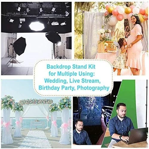 Регульована підставка для фону BDDFOTO 2 x 3 м Чорний, фото №7 Регульована підставка для фону BDDFOTO 2 x 3 м Чорний, фото №7