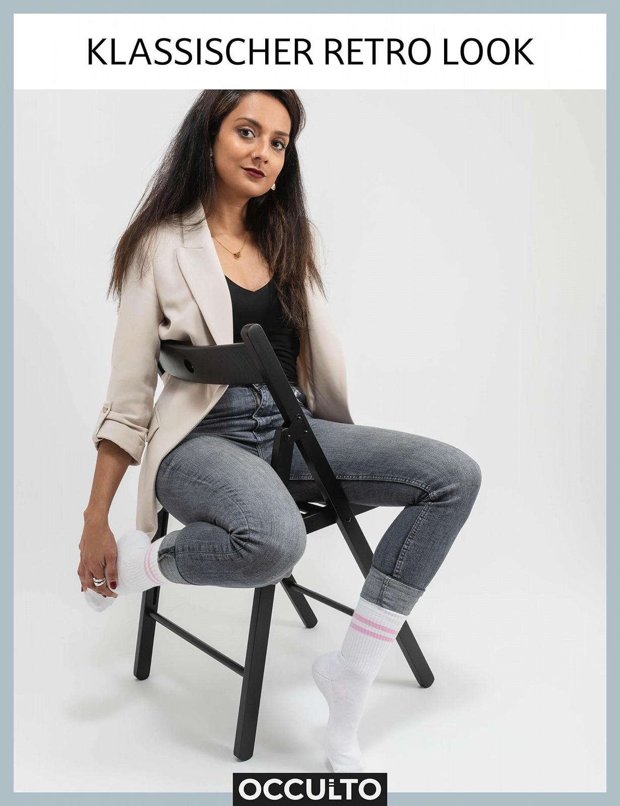 Носки Occulto женские ретро теннисные, упаковка 6 штук (Модель: Serena), спортивные носки, фото №6