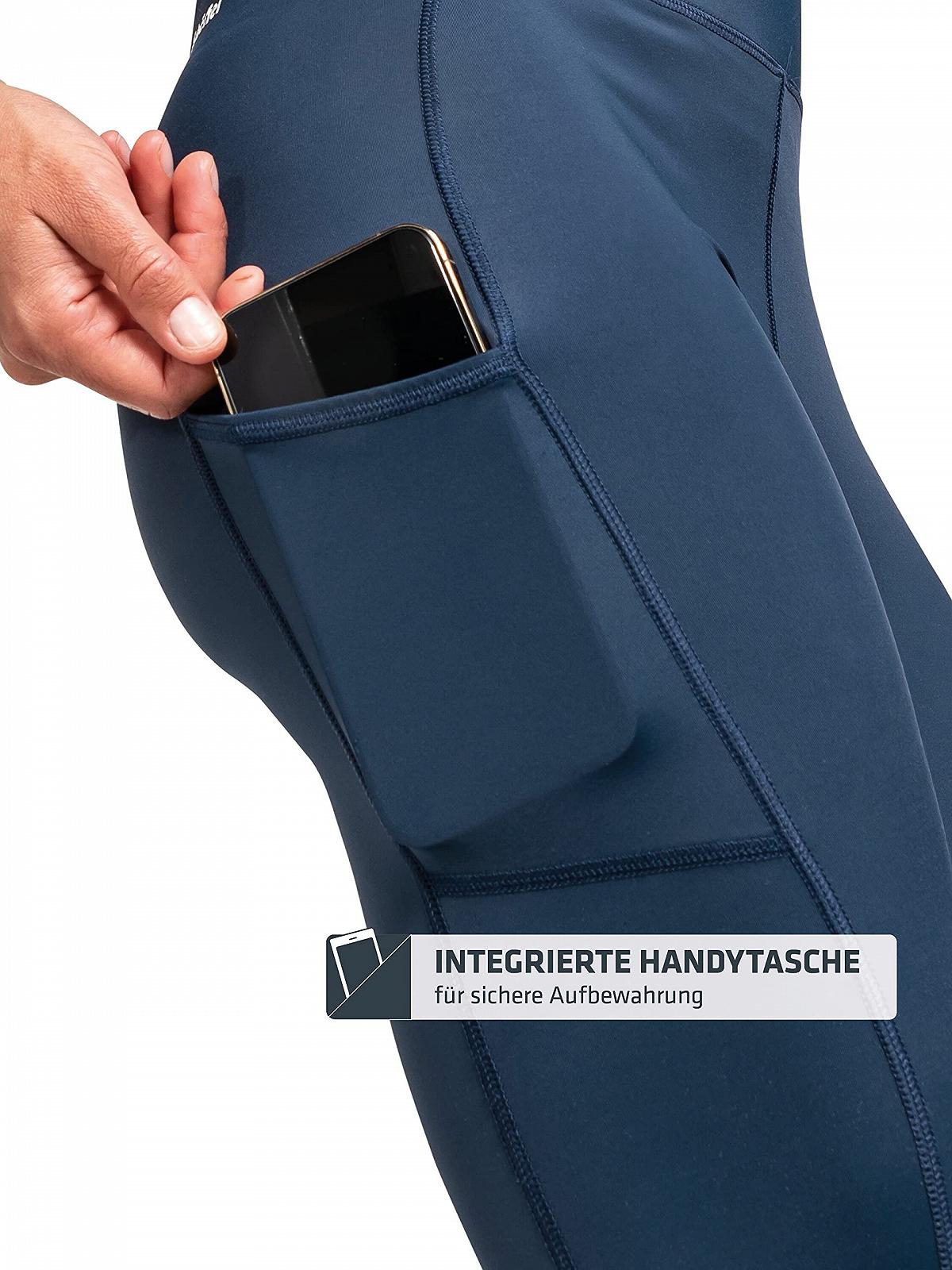 Легінси Schöffel Imada L Для жінок, Для походів, з інтегрованою кишенею Для мобільного телефону, спортивні легінси з еластичною талією та 4-стороннім стретчем, фото №7