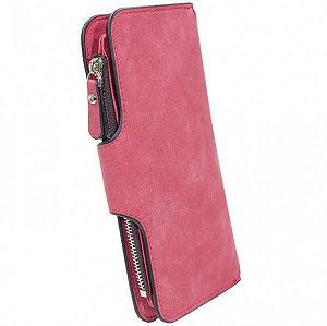 Кошелёк женский Baellerry N2345 искусственная замша Малиновый - Фото 1