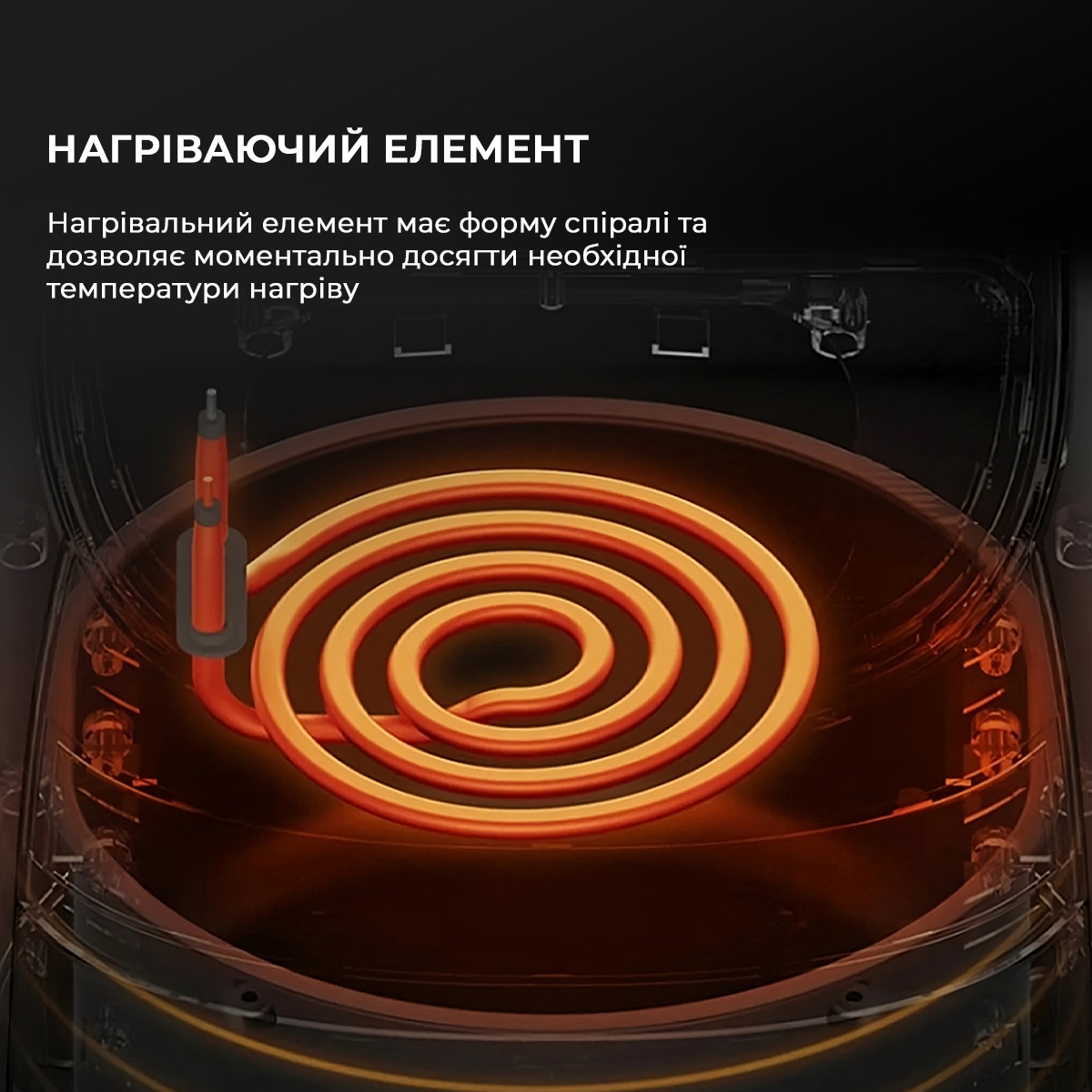 Мультипечь Xiaomi Deerma Air Fryer KZ130 5,5L, фото №9