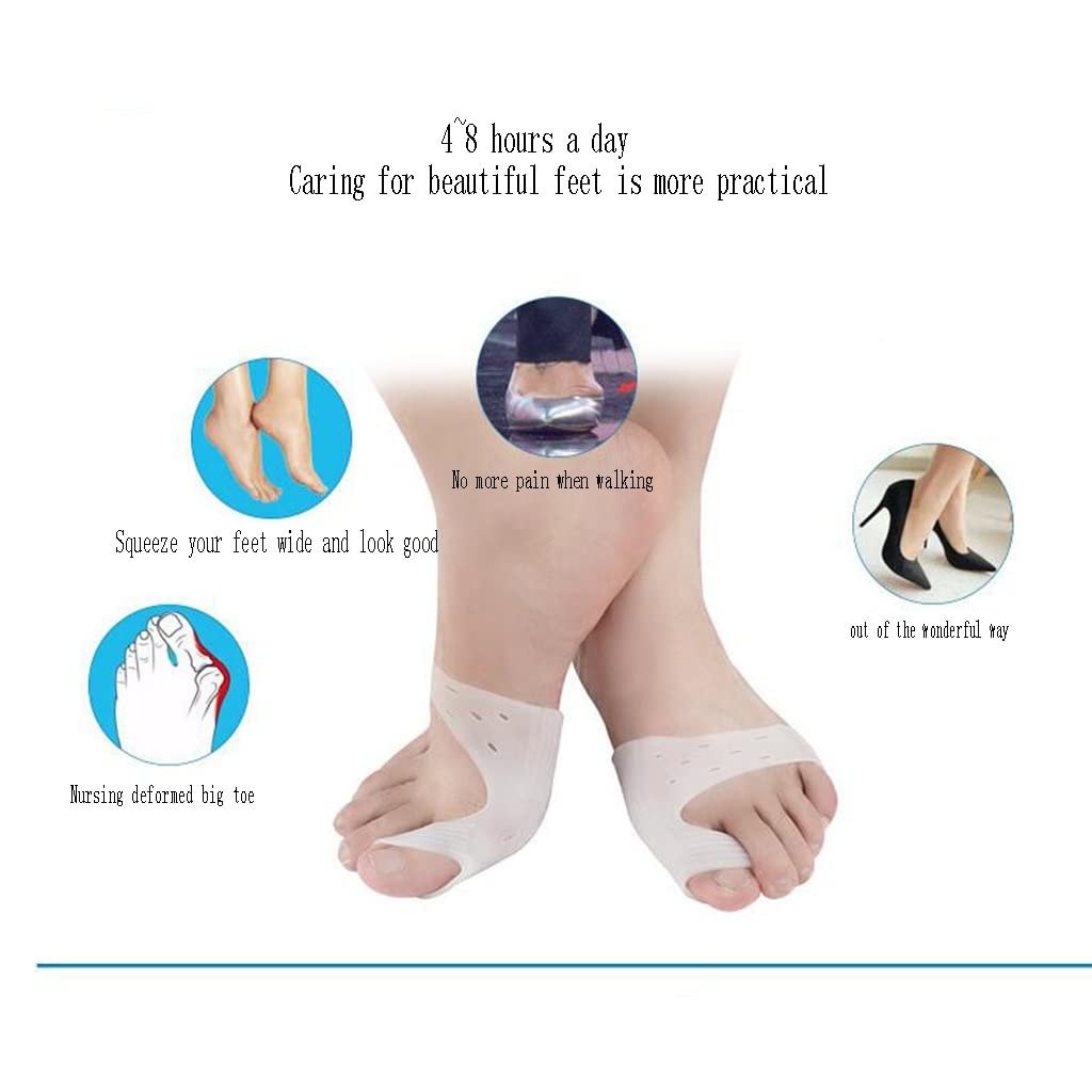Корректор большого пальца стопы, Мягкие дышащие носки для коррекции Hallux Valgus, фото №3