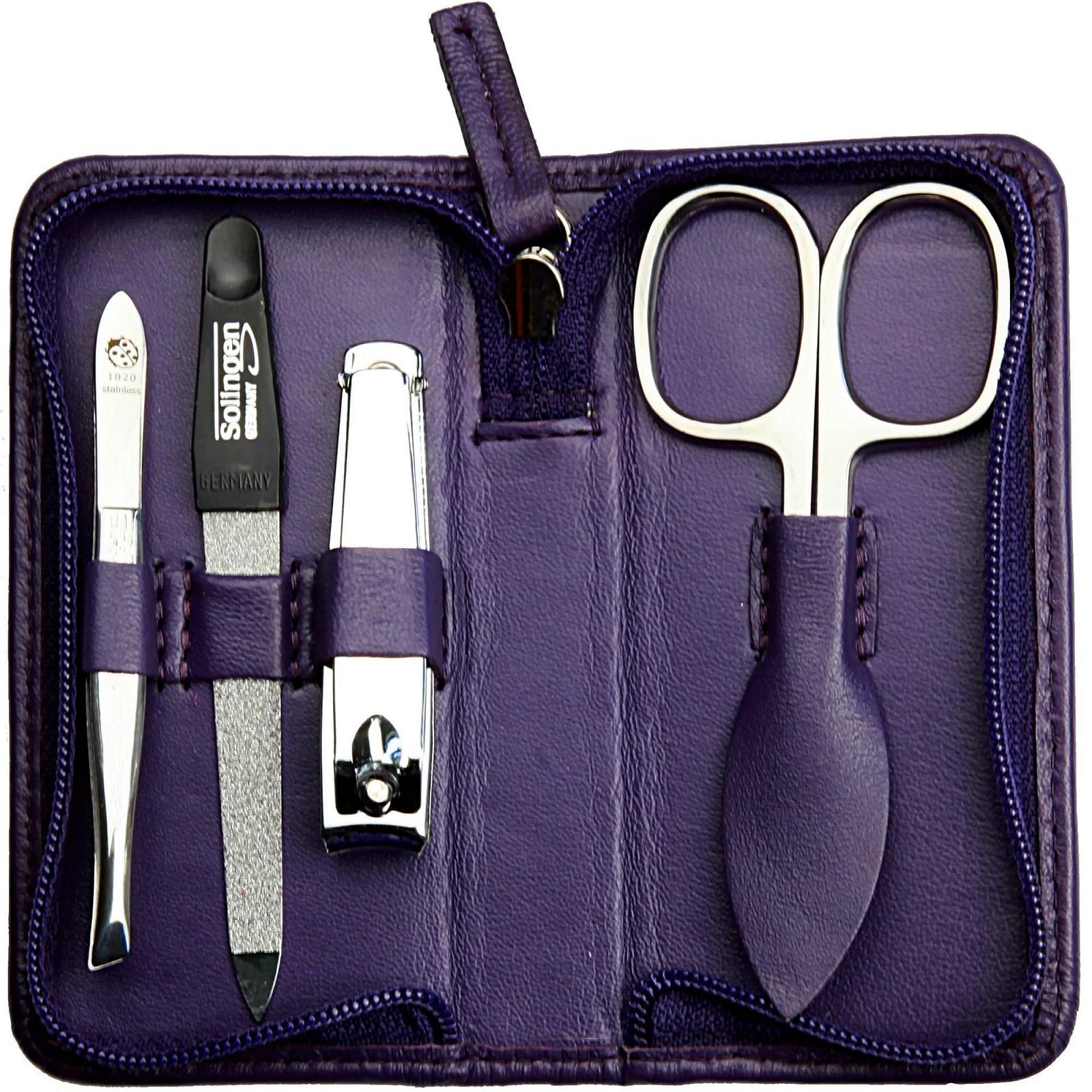 Набір для манікюру 4 предмети в дорожньому футлярі (Фіолетовий), фото №2 Набір для манікюру 4 предмети в дорожньому футлярі (Фіолетовий), фото №2