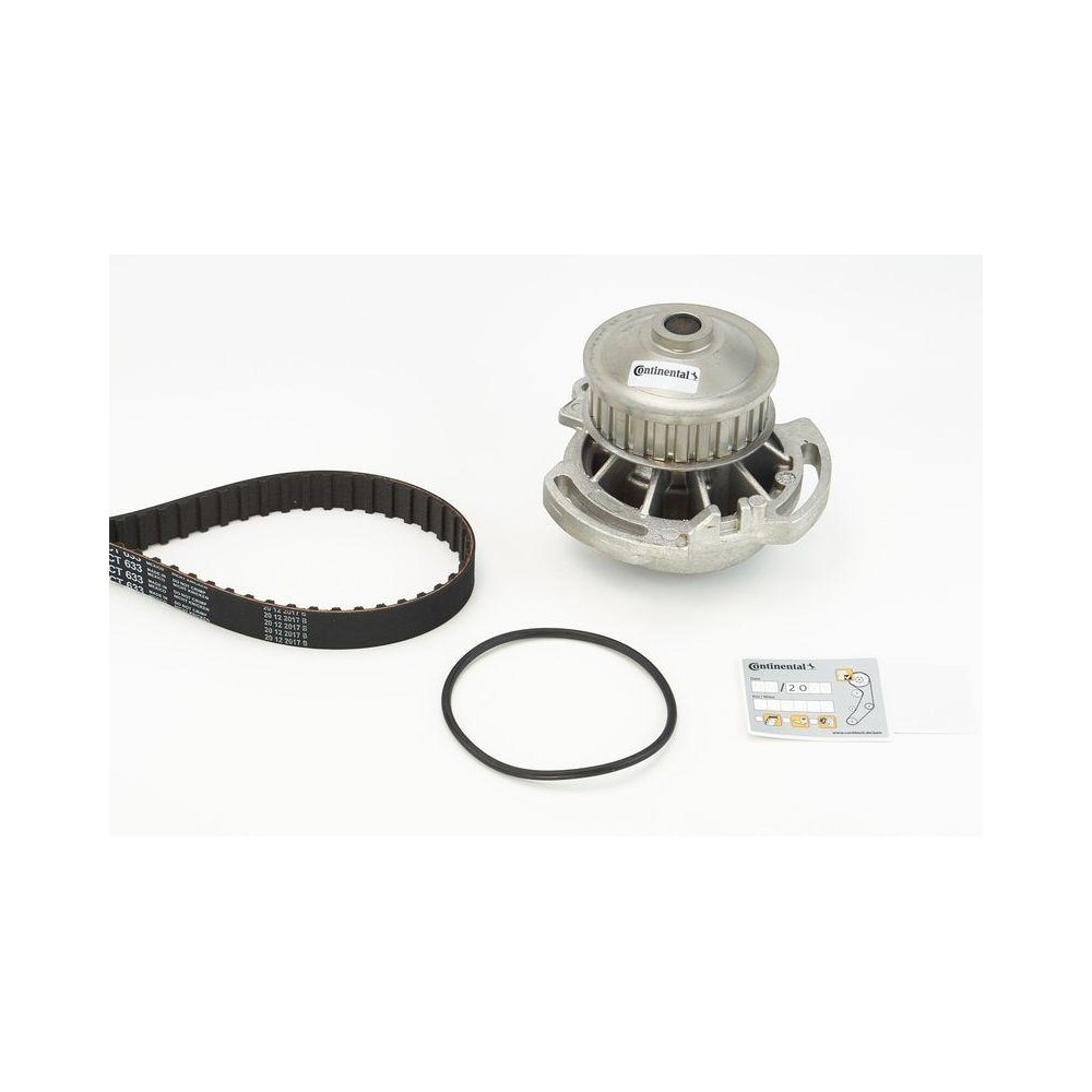 Водяний насос + комплект ременя ГРМ CONTINENTAL CTAM CT633WP1, фото №1 Водяний насос + комплект ременя ГРМ CONTINENTAL CTAM CT633WP1, фото №1