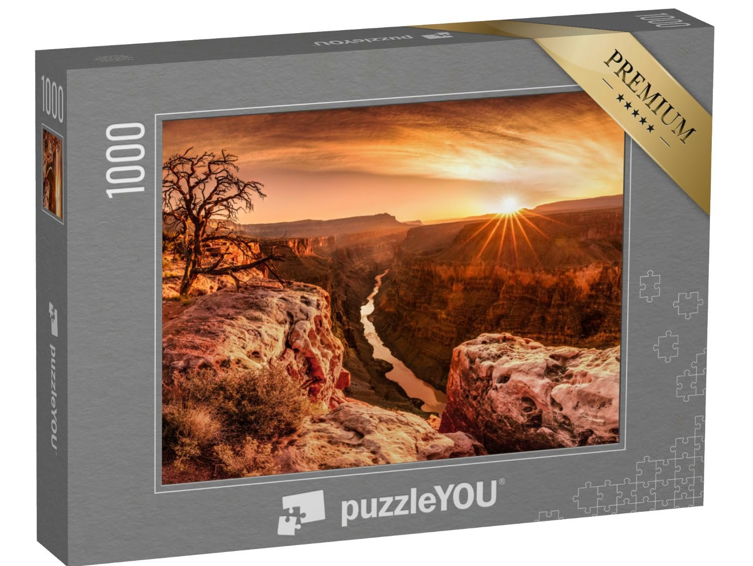Пазл puzzleYOU Grand Canyon Puzzle Collection "Spectacular Sunrise at Grand Canyon, USA" 1000 элементов Sunset, фото №1