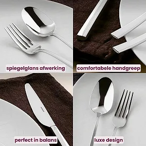 Набір столових приборів Sambonet Rock 36 предметів, нержавіюча сталь / PVD мідь synthetic.ua - Фото 1