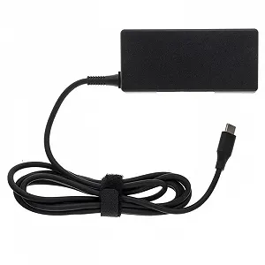 Блок живлення для ноутбука HP 45W USB Type-C 5V/9V/12V/15V 3A, прямий роз'єм, з мережевим кабелем (tpn-aa07) synthetic.ua - Фото 1