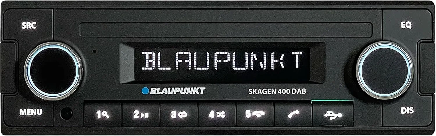 Автомагнітола Blaupunkt Skagen 400 DAB BT / Bluetooth / FM / USB / AUX / DAB+ / 1DIN, фото №1