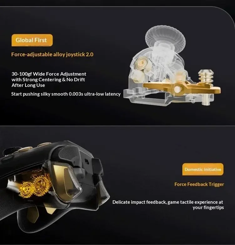 Геймпад FlyDigi APEX 5 Dragon Ball Black + док-станція (Android/Windows/Nintendo Switch/VR/iOS), фото №4