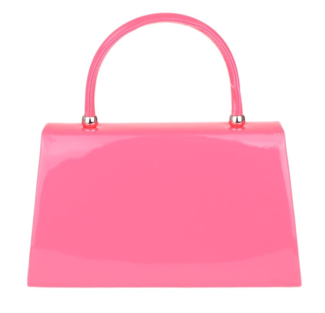 Клатч Girly Handbags лакований, жіночий, маленький жорсткий, фото №3