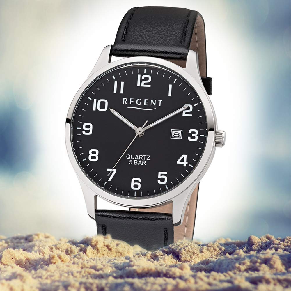 Чоловічий аналоговий кварцовий годинник Regent 11110832, фото №3 Чоловічий аналоговий кварцовий годинник Regent 11110832, фото №3
