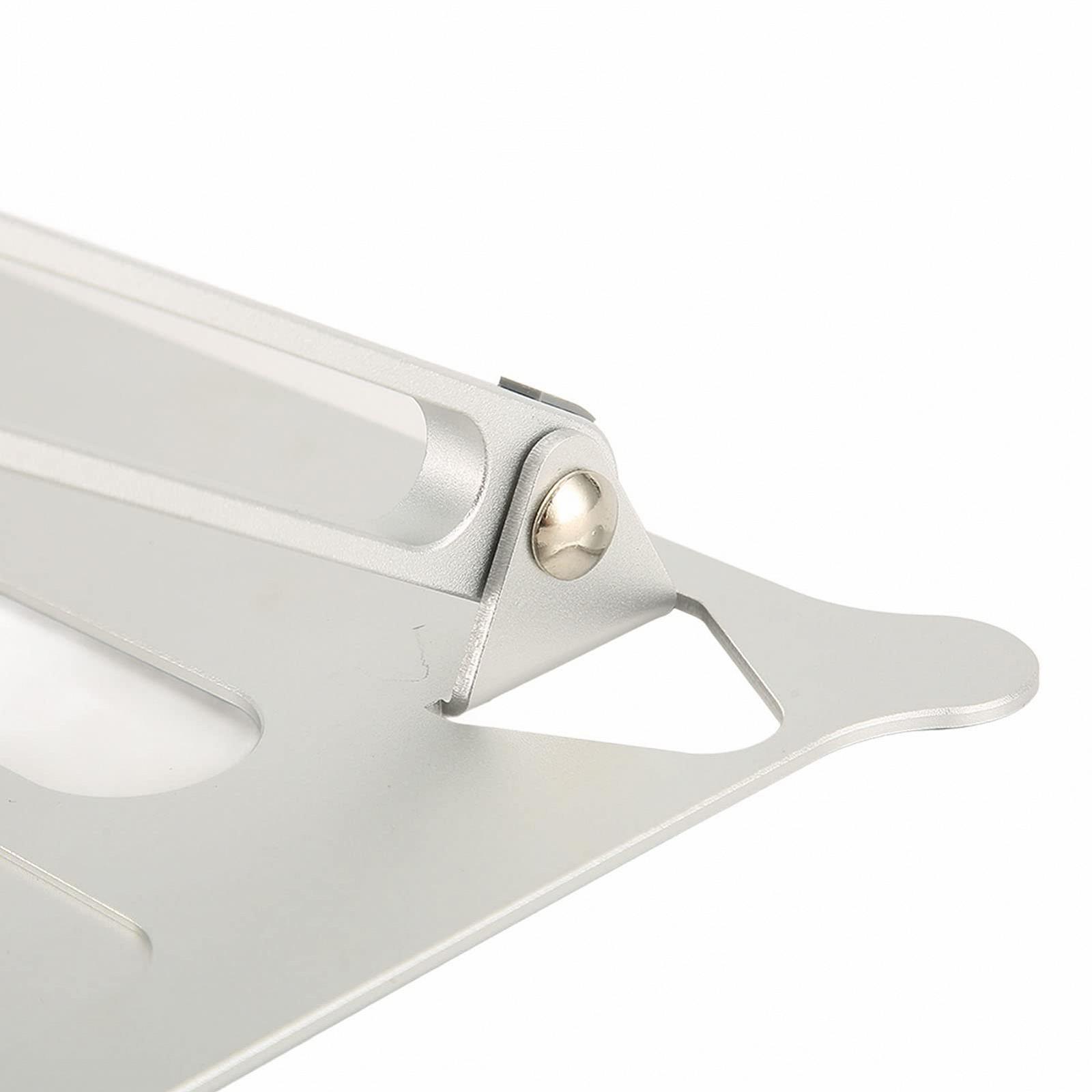 Підставка для ноутбука регульована портативна алюмінієва охолоджуюча підставка для комп'ютера для домашнього офісу, фото №6