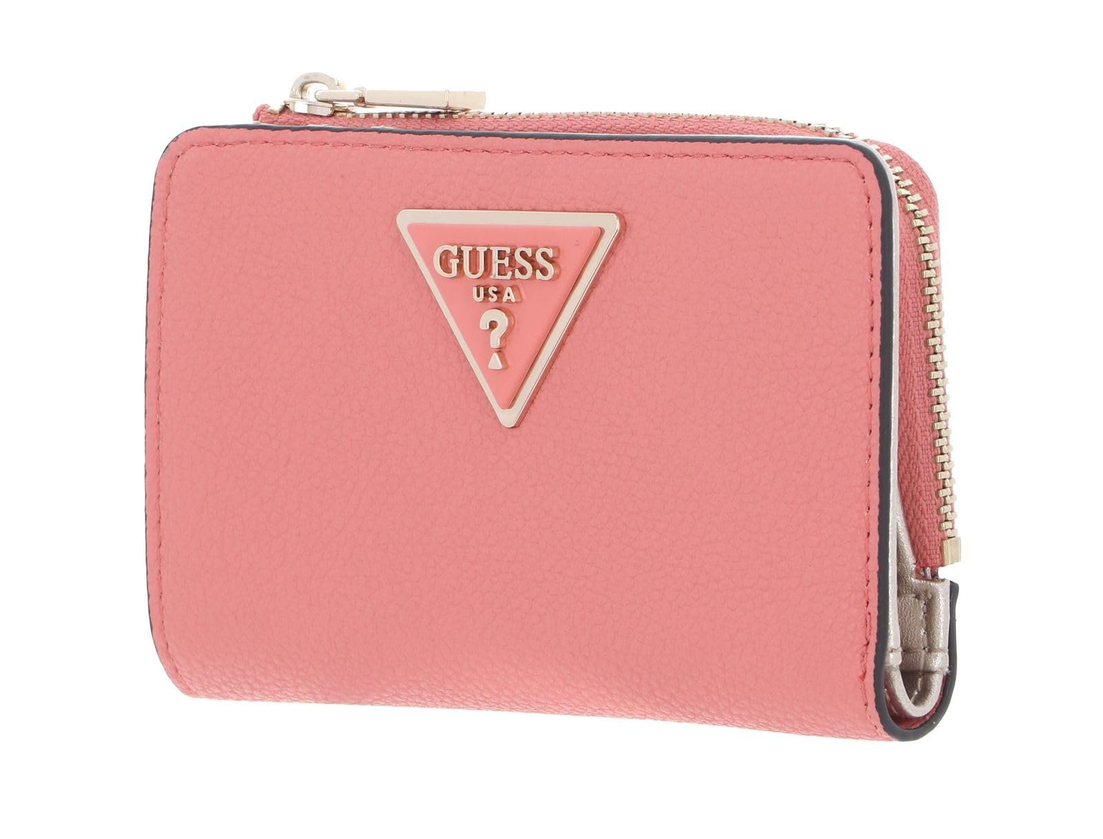 Гаманець GUESS Laurel SLG Medium Zip Around Корал, кораловий, фото №1