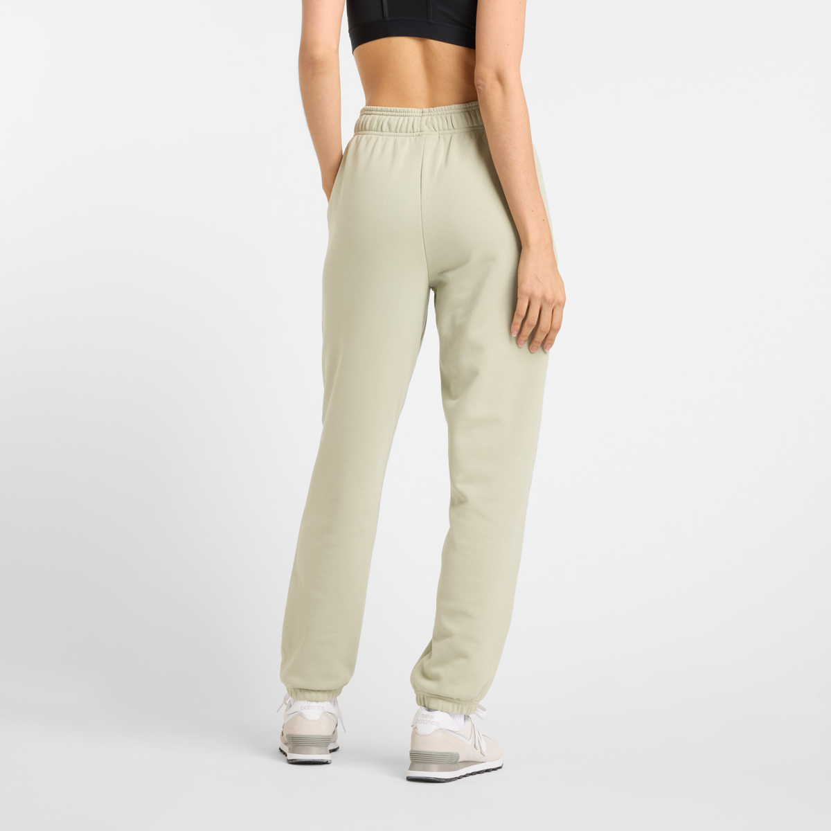 Штани Sport Essentials FT WP41500OVN New Balance Бежевий M, фото №3