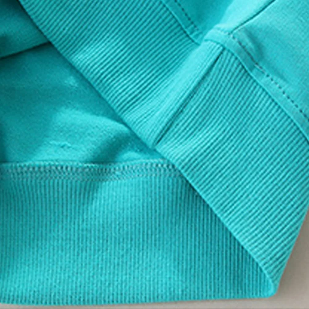 Світшот MUJOQE для дівчаток, бавовняний, з довгими рукавами, фото №5