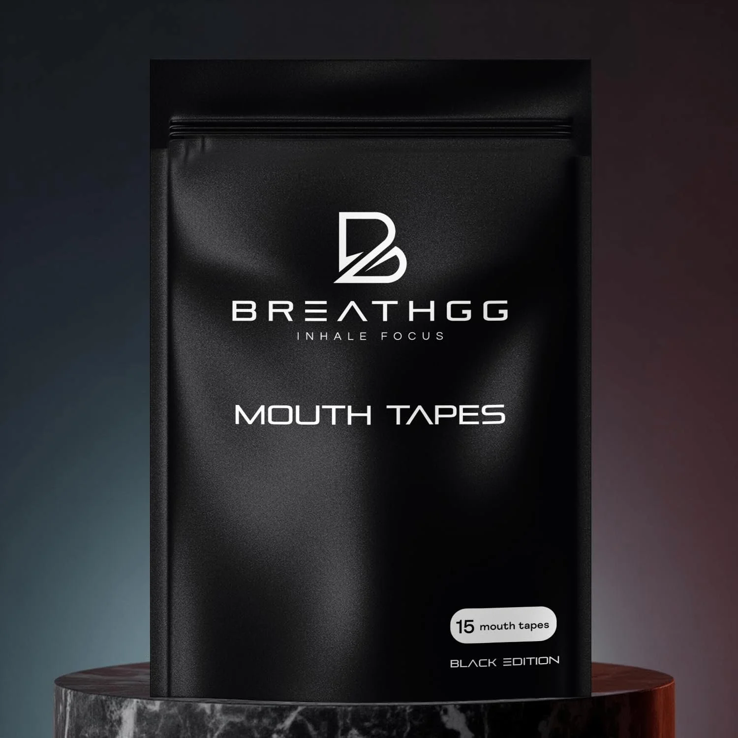 Стрічки для рота 15 шт для спокійного сну (Чорний), фото №1