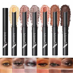 Набір Тіні Кремові Матові і Перламутрові 6 кольорів - Фото 1