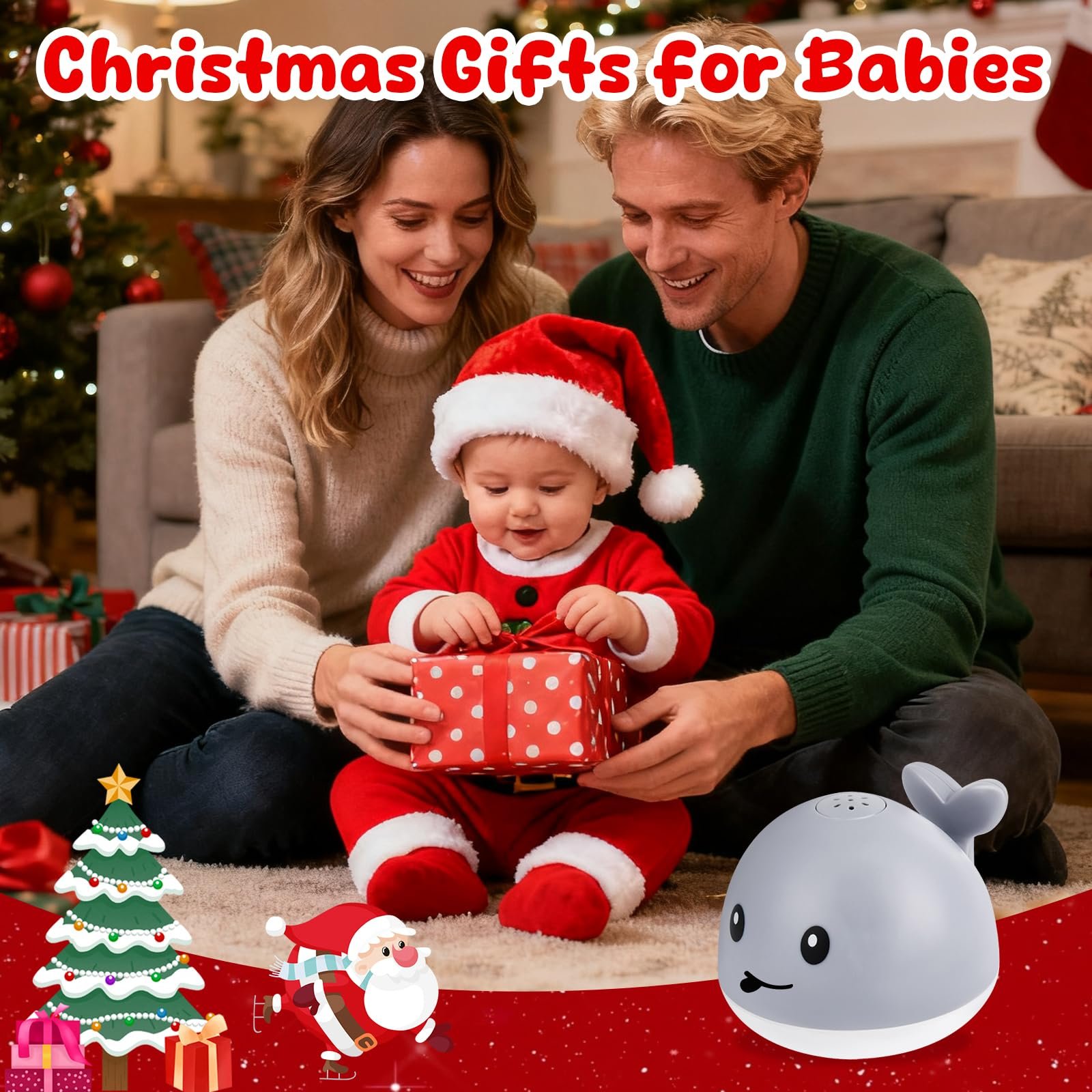 Игрушка для ванны Gigilli Whale Серый, фото №7