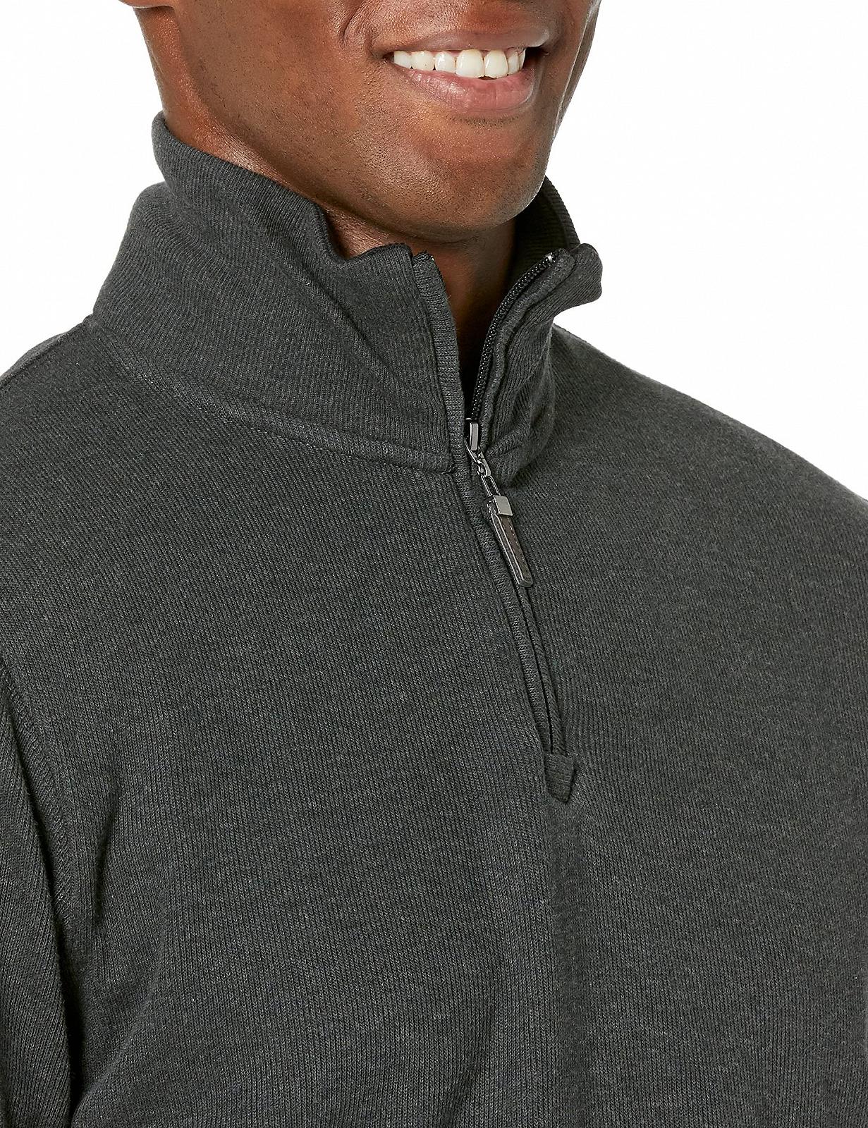 Джемпер чоловічий Amazon Essentials French Rib Quarter Zip, фото №3