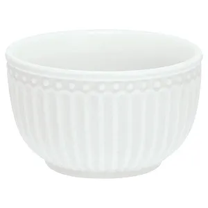 Миска GreenGate Alice Белый Фарфор D x В 10 x 9 см - Фото 1