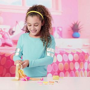 Лялька Barbie Ultimate Curls GBK24 Блондинка з Плойкою та Аксесуарами synthetic.ua - Фото 1