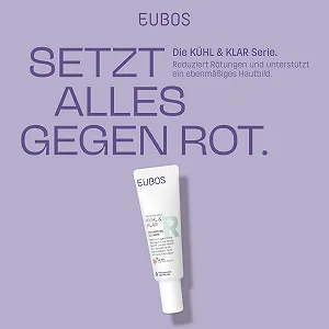 Крем EUBOS Cool & Clear Anti-Redness SPF 50 для почервонілої шкіри 30 мл synthetic.ua - Фото 1