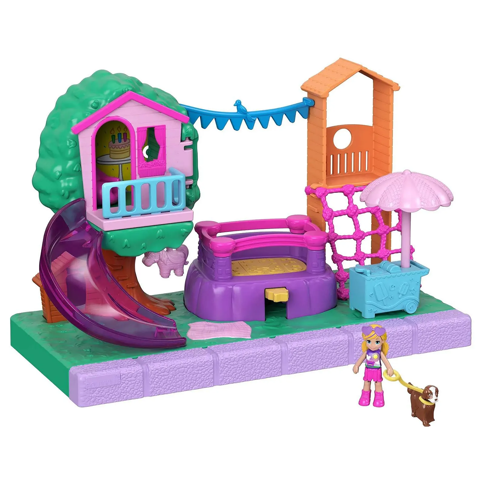 Игровой набор Polly Pocket GTM67 «Приключения Поливиль», фото №1 Игровой набор Polly Pocket GTM67 «Приключения Поливиль», фото №1