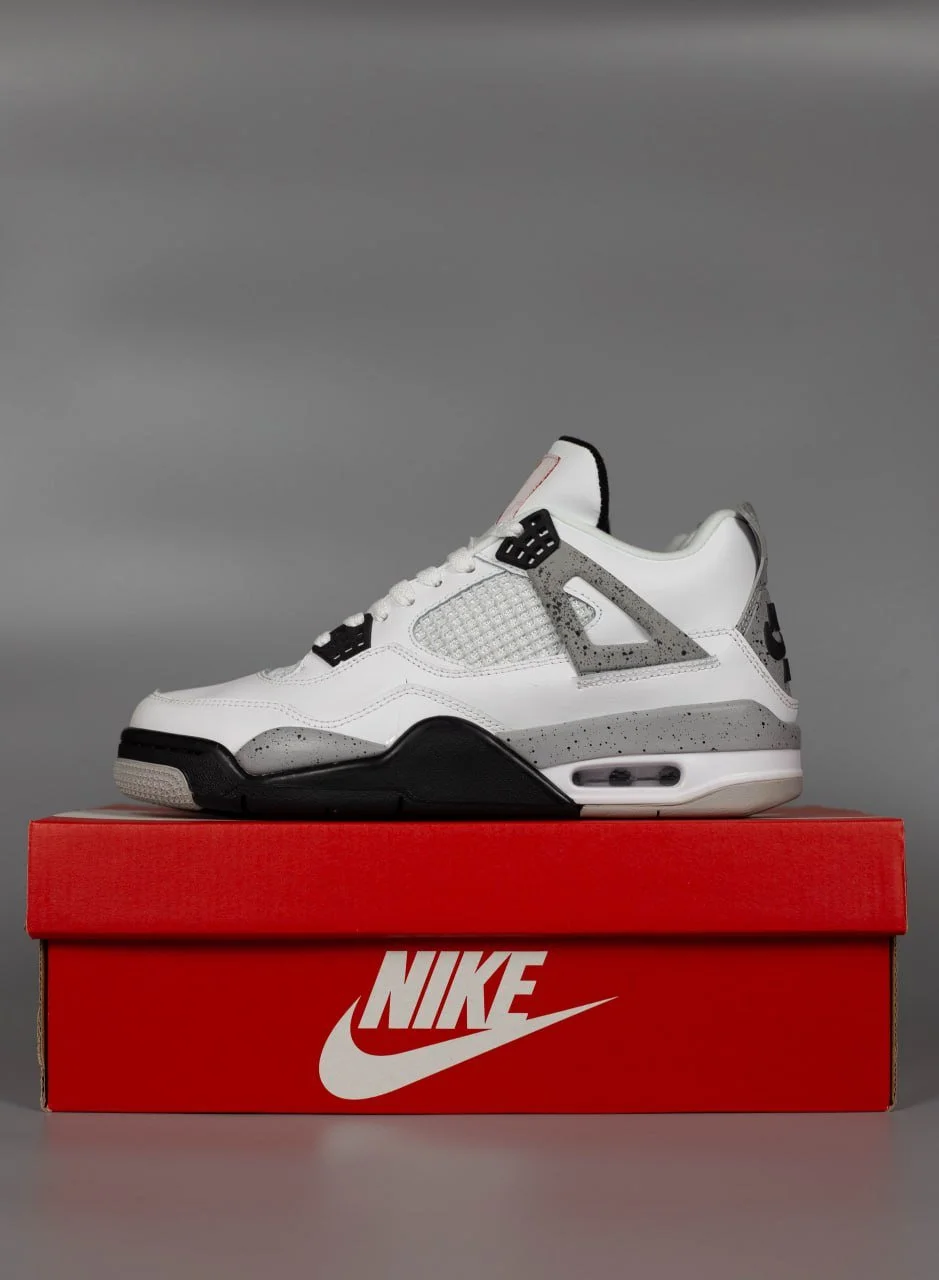 Кроссовки Nike Air Jordan Retro 4 White Cement, фото №8