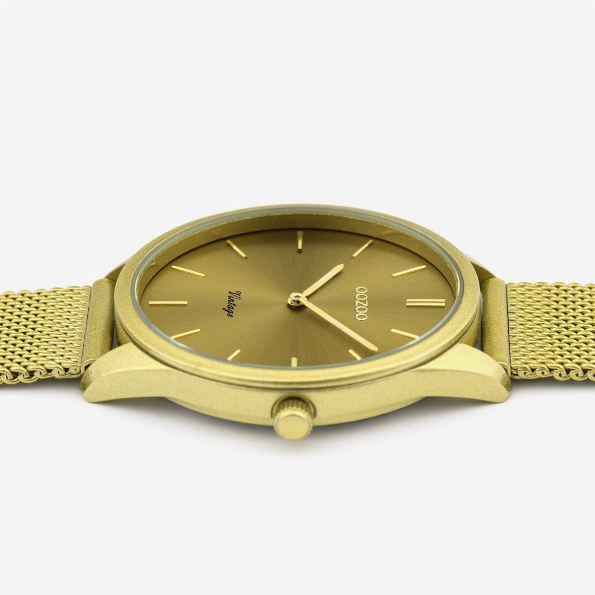 Женские часы Oozoo Vintage Золотой Sun 38 мм Золотой, фото №3 Женские часы Oozoo Vintage Золотой Sun 38 мм Золотой, фото №3