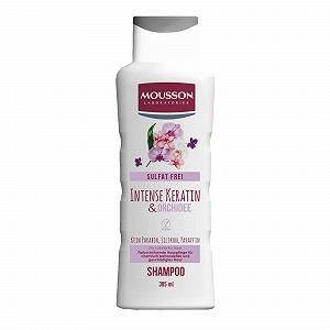Шампунь Mousson Intensive Keratin & Orchid Захист кольору і відновлення для фарбованого волосся - Фото 1