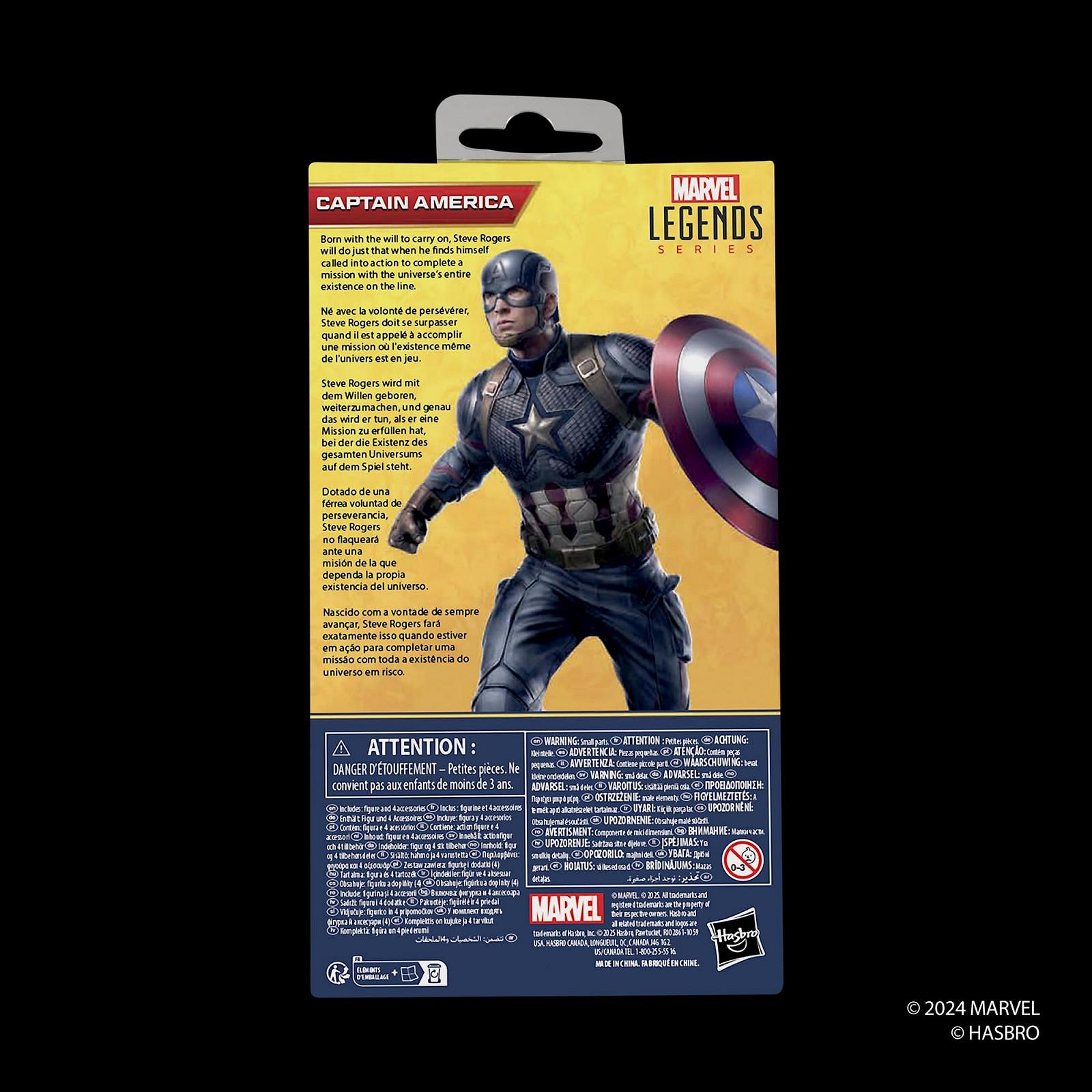 Фігурка Капітан Америка Marvel Legends Series, Месники: Фінал, 15 см, колекційна, фото №11