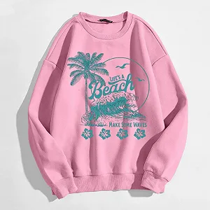 Женский свитшот Свободный повседневный топ Пуловер с длинными рукавами Круглый вырез Свободная рубашка оверсайз в стиле Y2K с карманом Уличная одежда synthetic.ua - Фото 1