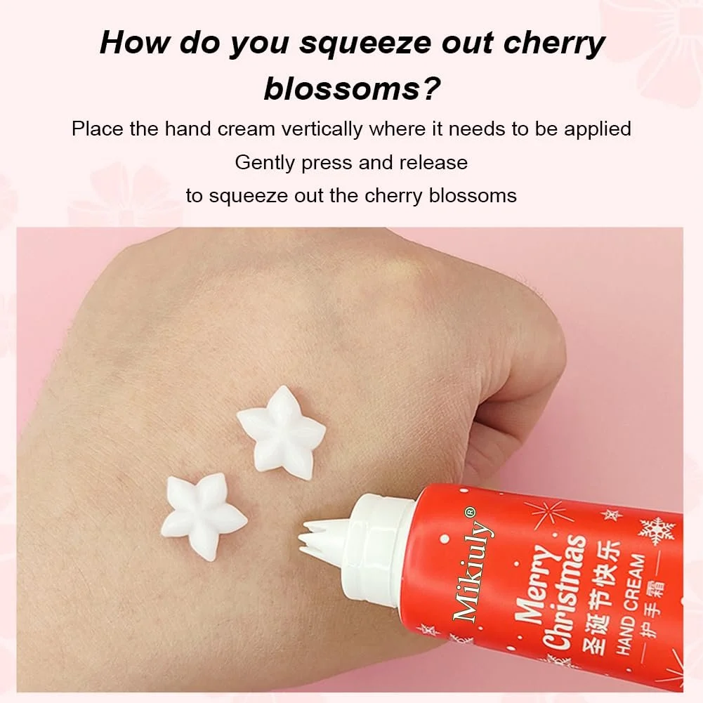 Набор кремов для рук Рождественский, Мини-кремы для рук, Увлажняющий крем для рук для потрескавшейся кожи, фото №3