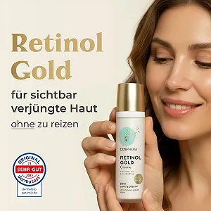 Крем для обличчя COSPHERA Retinol Cream проти зморшок з ретинолом, золотом та гіалуроновою кислотою Розкішний денний та нічний Веганський 50 мл synthetic.ua - Фото 1