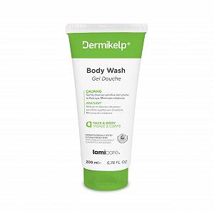 Гель для душу Dermikelp Sensitive Skin заспокійливий очищувальний з екстрактом морських водоростей CEM-K без парабенів 200 мл - Фото 1