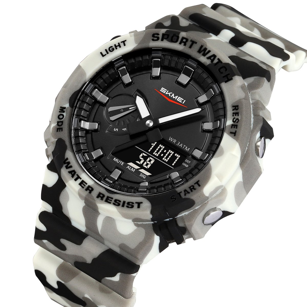 Годинник Skmei 2351CMGY Camo Grey, фото №2