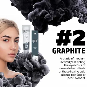 Гель Bronsun Eyebrow & Eyelash DYE Gel Graphite Grey 15 мл synthetic.ua - Фото 1