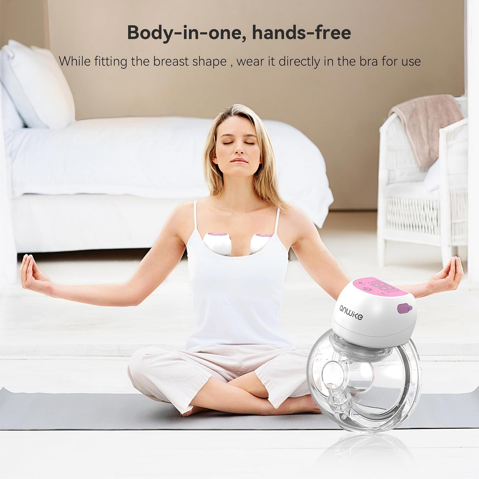 Молокоотсос электрический ANWIKE 193 г, 3 режима, 9 уровней, LED дисплей, низкий уровень шума, накладки 21/24 мм, фото №3 Молокоотсос электрический ANWIKE 193 г, 3 режима, 9 уровней, LED дисплей, низкий уровень шума, накладки 21/24 мм, фото №3