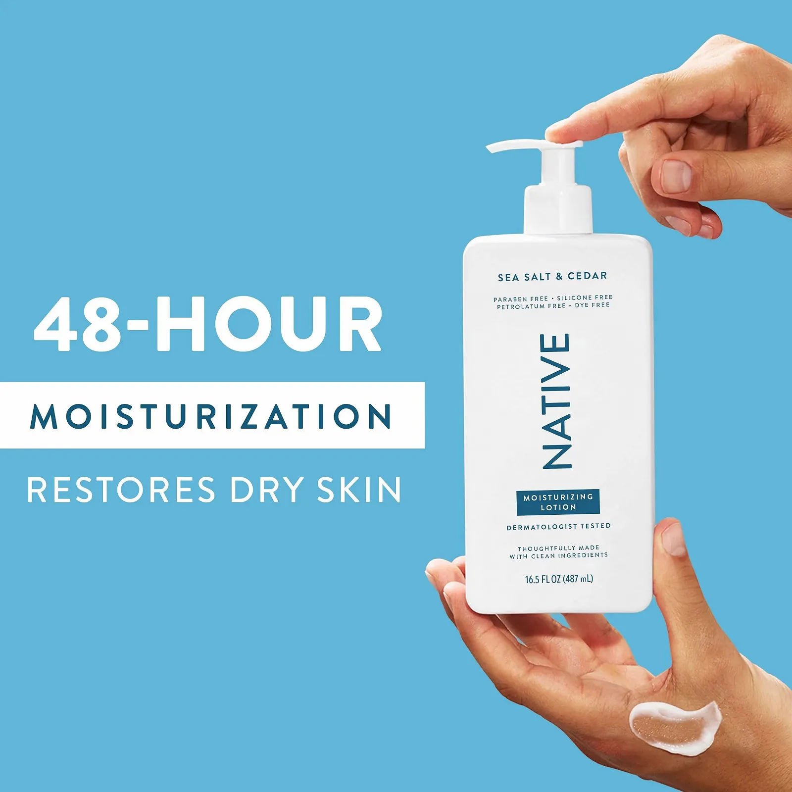 Лосьйон для тіла Native Sea Salt and Cedar, фото №5