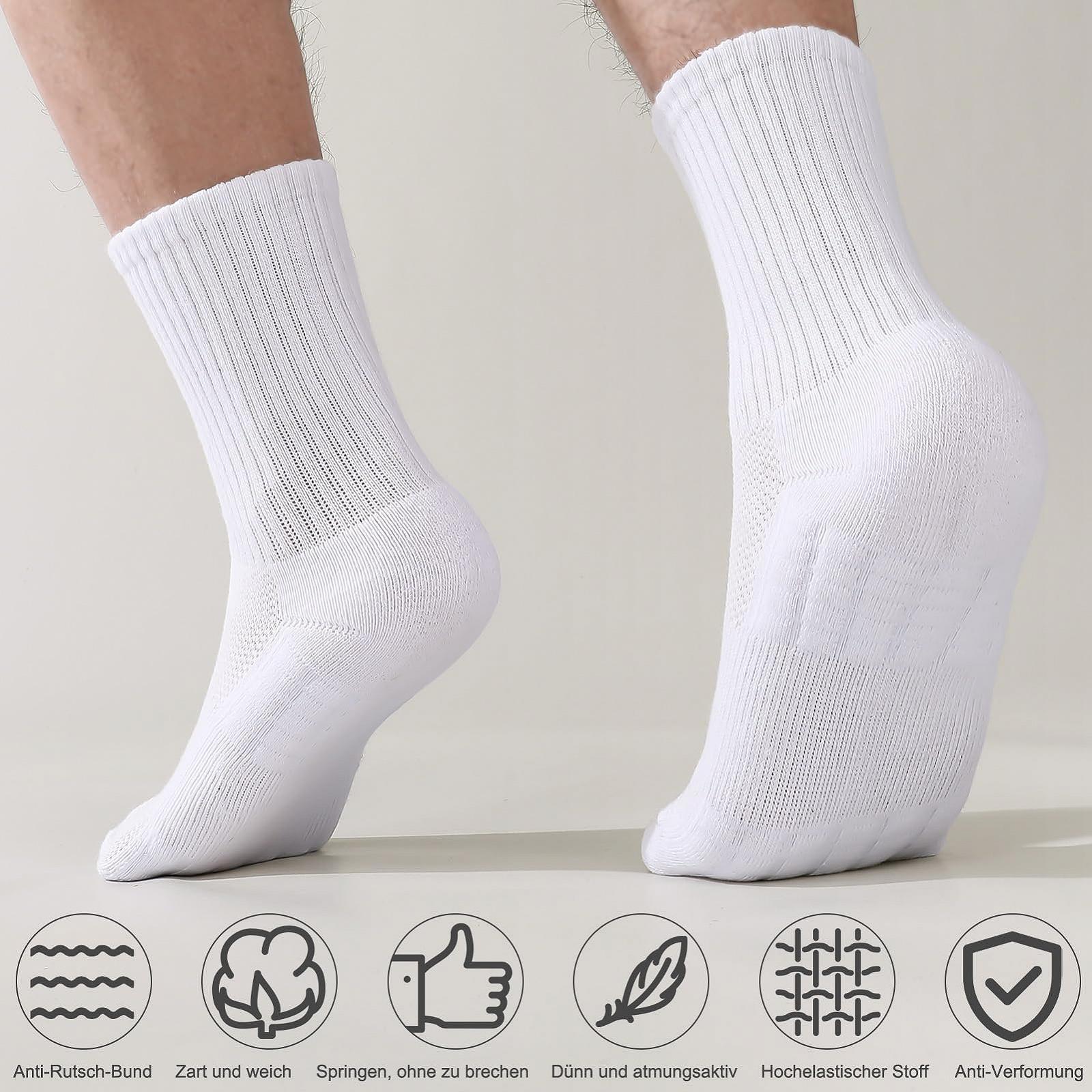Спортивные носки Белый, 5 пар, размер универсальный, фото №5