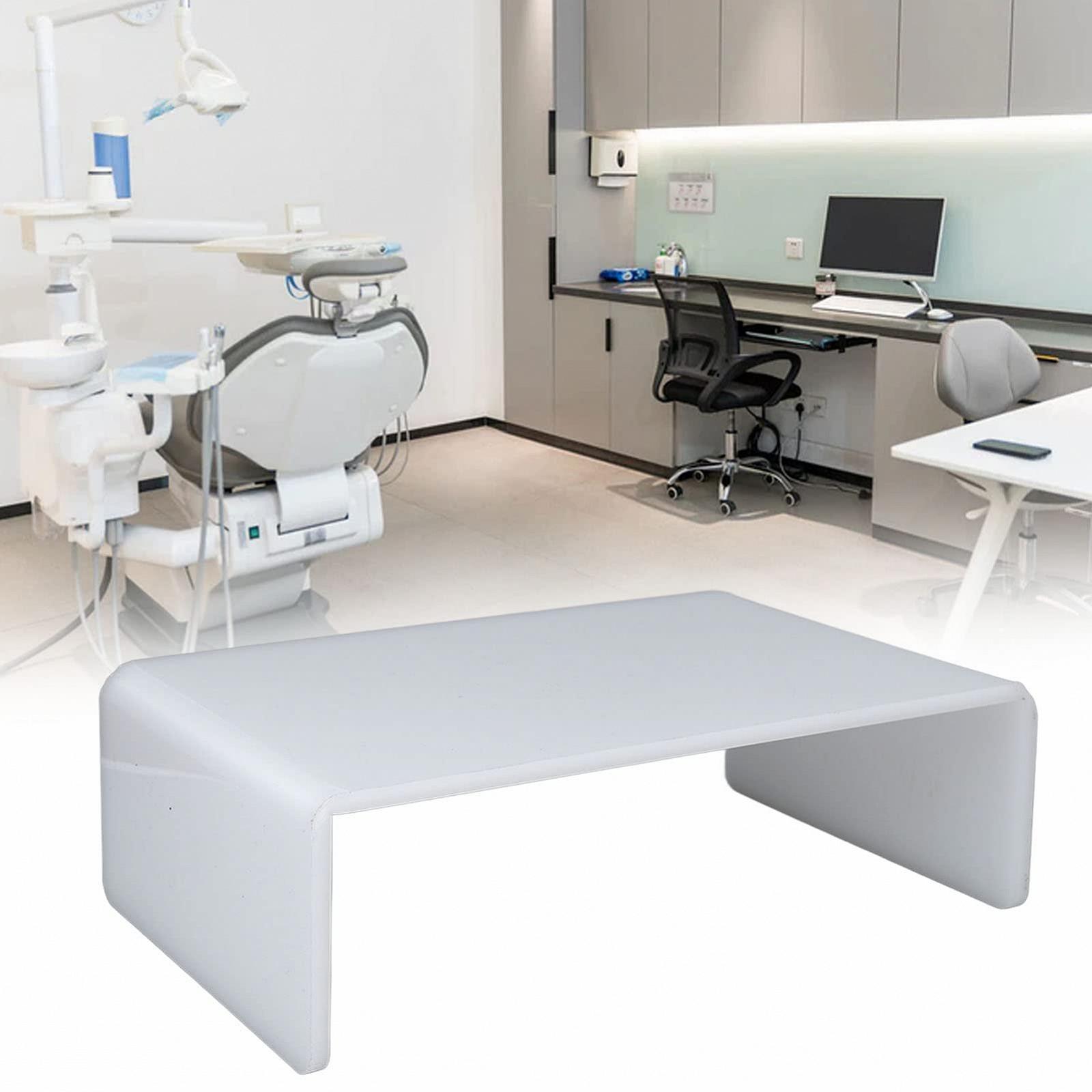 Подставка для монитора Акриловая Fernsher 27 x 16.5 x 8 см, Белая, фото №4