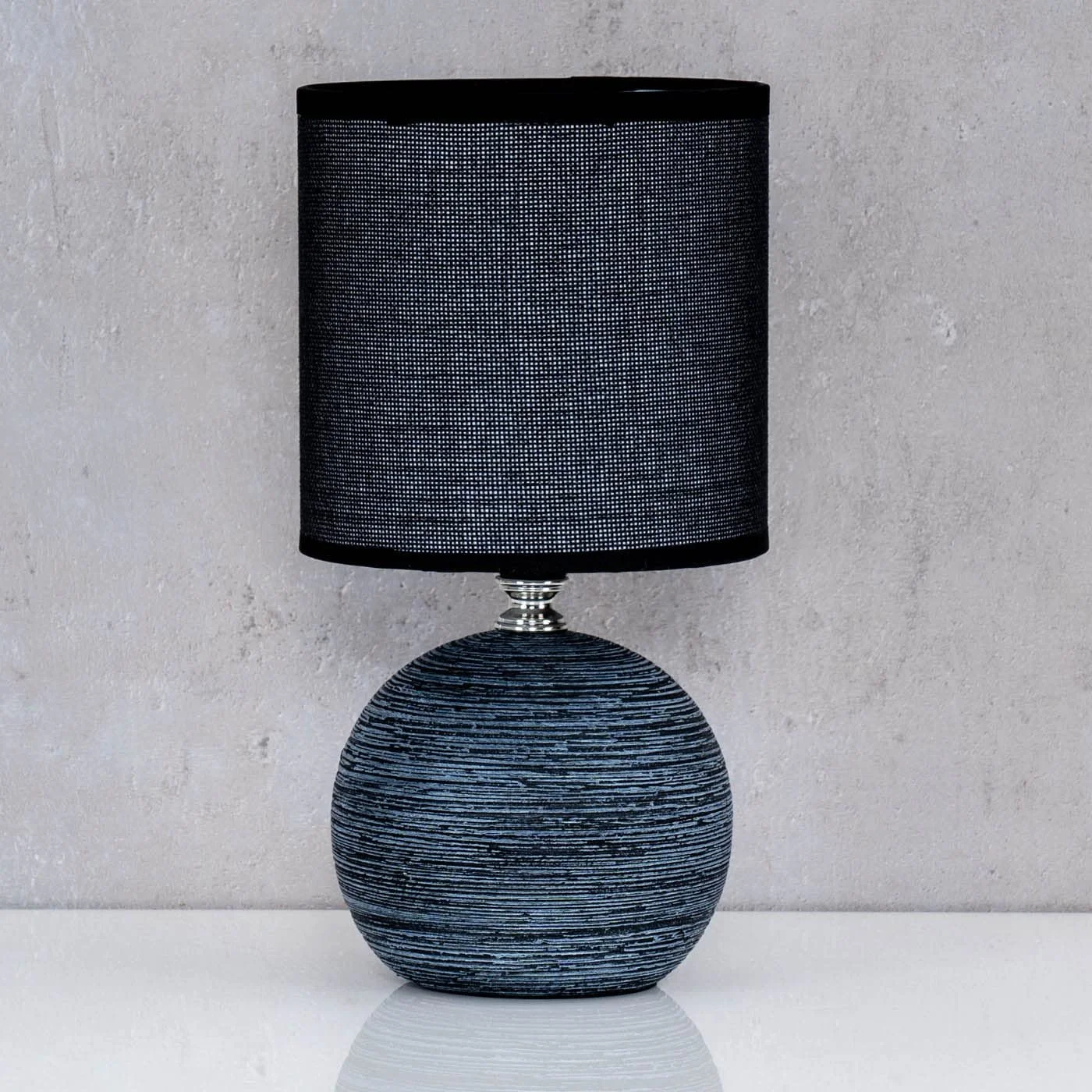 Настільна лампа levandeo Ceramic 26 см E14 Anthracite, фото №2