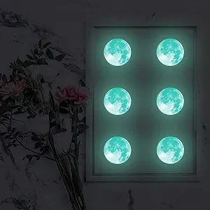 Наклейка на стіну Світний місяць 5 см synthetic.ua - Фото 1